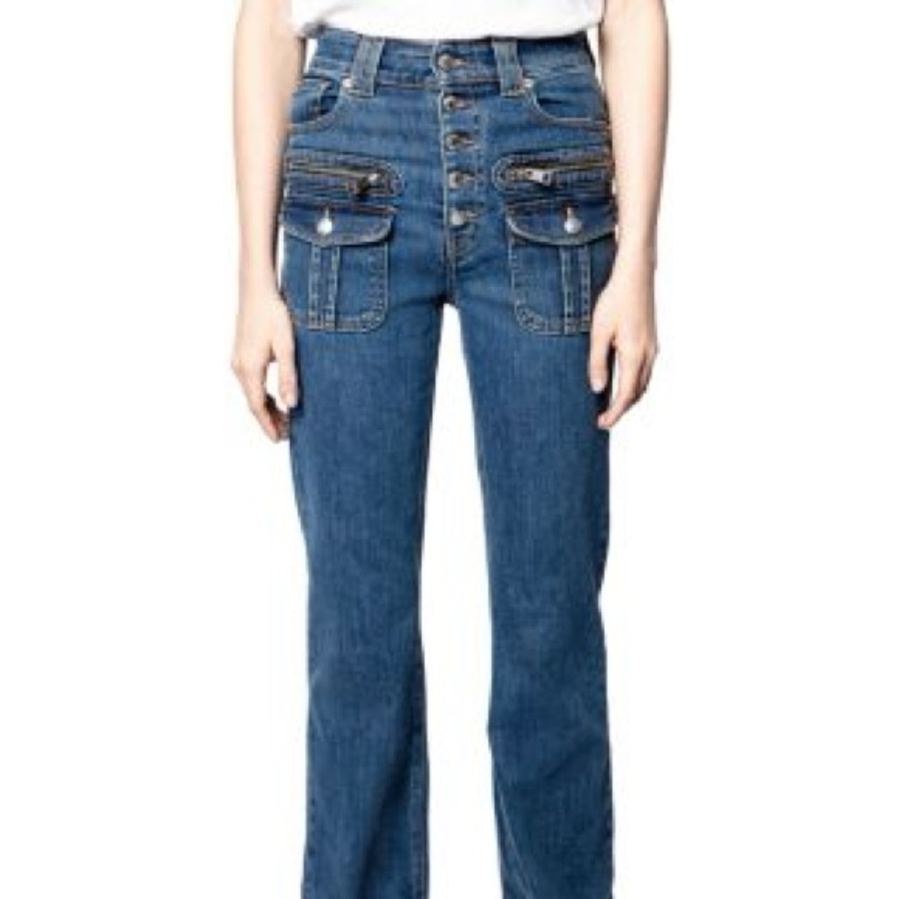 Zadig Voltaire eye show size 25 Women's Blue Denim Jeans